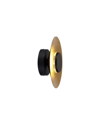 ORION * APLIQUE LED 8W 3000K NEGRO / PAN DE ORO